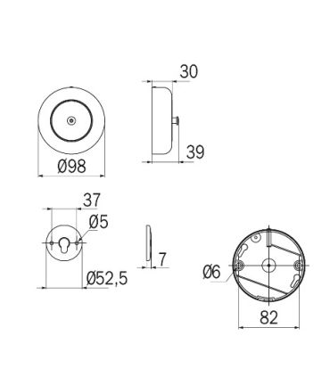 Filo stendibiancheria INDA Hotellerie L.4-250, Cromo, A04660