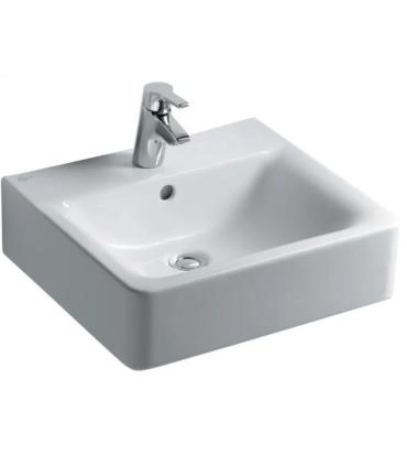 Ideal standard connect cube e7138 lavabo a parete/appoggio 50x46 cm.