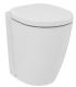 Wc filo parete 6 cm piu' alto, con sedile Ideal Standard connect bianc