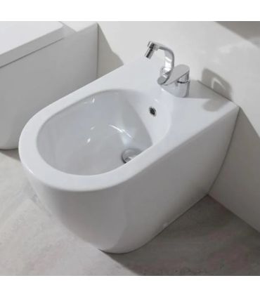 Bidet back to wall monoforo Ceramica Flaminia serie Link Lk217