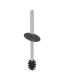 Cosmic Belle RC7690 toilet brush with lid, chrome