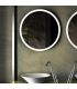 Miroir mural rond collection Gessi Cono