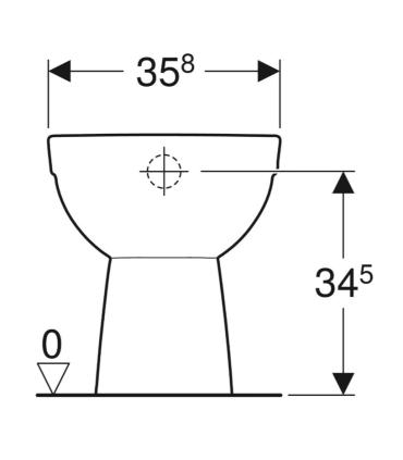 Geberit Selnova floor drain floor toilet