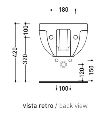 Bidet sospeso Ceramica Flaminia serie quick art.Qk218