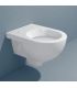 Wall hung toilet, Flaminia, collection quick without seat