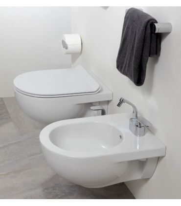 Wall hung toilet, Flaminia, collection quick without seat