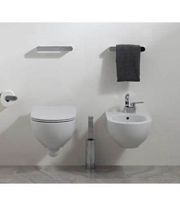 Wall hung toilet, Flaminia, collection quick without seat