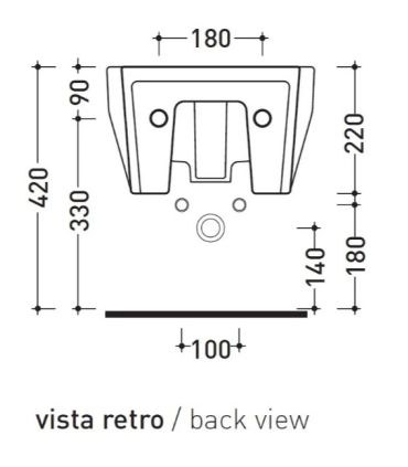 Bidet sospeso Ceramica Flaminia Como CM218