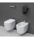 Bidet sospeso monoforo Ceramica Flaminia serie Monò Mn218