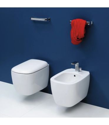 Bidet sospeso monoforo Ceramica Flaminia serie Monò Mn218