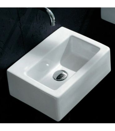 Flaminia, countertop washbasin or wall hung, collection acquagrande, 5088 bi