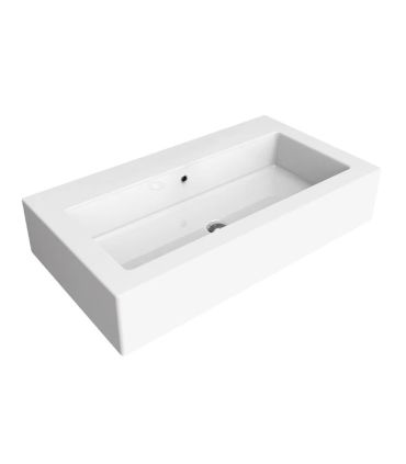 Flaminia, countertop washbasin or wall hung, collection acquagrande, 5088 bi