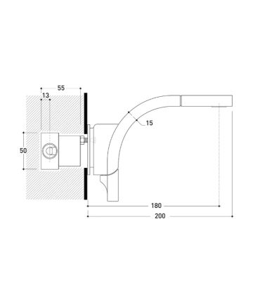 Miscelatore lavabo Ceramica Flaminia serie si art. SI2042D