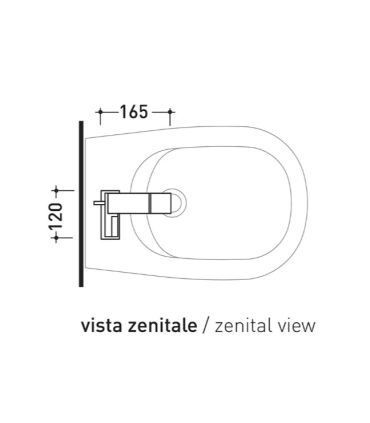 Miscelatore bidet Ceramica Flaminia serie Si art. SI2023