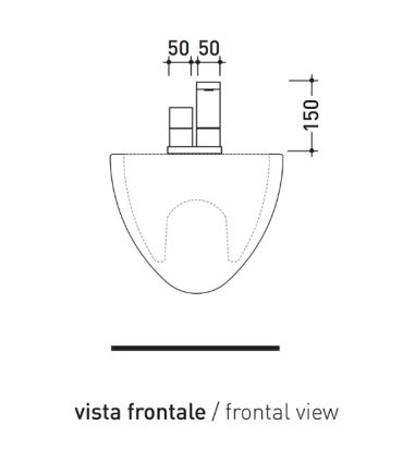 Miscelatore bidet Ceramica Flaminia serie Si art. SI2023