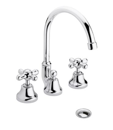 Bellosta Three-Hole Basin Mixer High Spout Romina Series 0305/4/C