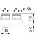 Sime splitter kit diameter 80 for ATLANTIS HM