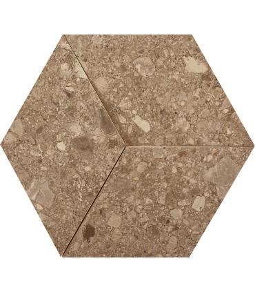 Mosaic tile Marazzi Mystone Ceppo Di Gre 3D Mosaic 35x30