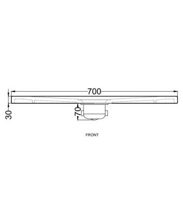 Ceramica Cielo Infinito Shower Tray 90X160 height 3