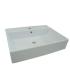 Ceramica Cielo Smile Wall-hung or countertop washbasin 60X46 single hole