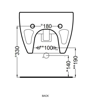 Ceramica Cielo Enjoy Suspended Bidet 48 35X48 height 26.5