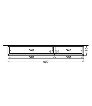 Ceramica Cielo I Catini Récipient miroir diamètre 90