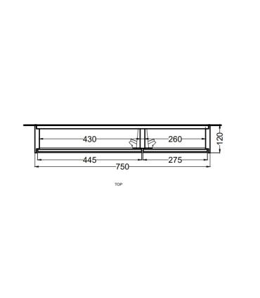 Ceramica Cielo I Catini Récipient miroir diamètre 90