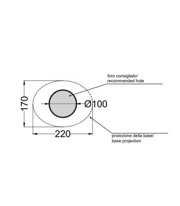 Ceramica Cielo Eco Small Oval Basin 58X42