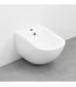 Bidet monotrou suspendu fluide Ceramica Cielo 37X53