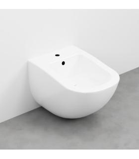 Bidet monotrou suspendu fluide Ceramica Cielo 37X53