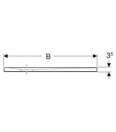 Geberit 500.121 Kit de fixation pour lavabo