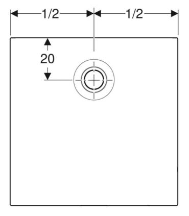 Geberit 35 Square Shower Tray