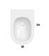 Ceramica Globo Lalita Lts09 Bidet Suspendu 54X36