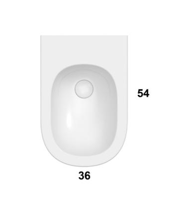 Ceramica Globo Lalita Lts09 Bidet Suspendu 54X36