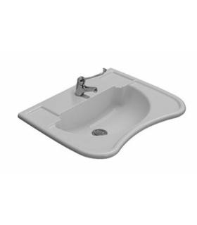 Ceramic Globo Ausilia Washbasin 67X54.5 Ergonomic