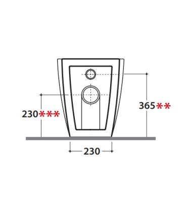 Ceramica Globo 4All 2.0 Md005 Vase de sol dos au mur 54X36