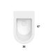 Ceramica Globo Forty3 Fos10 Bidet Suspendu 57X36