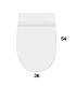 Ceramica Globo 4All Mdb02 WC/Bidet suspendu 54X36