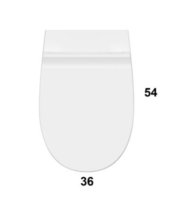 Ceramica Globo 4All Mdb02 Vaso/Bidet Sospeso 54X36