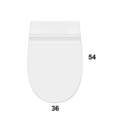 Ceramica Globo 4All Md004 Vaso pavimento back to wall 54X36