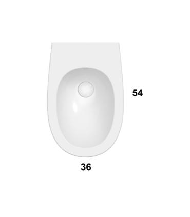 Ceramica Globo 4All 2.0 Md011 Bidet pavimento back to wall 54X36