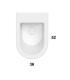 Ceramica Globo Forty3 Fos10 Bidet Suspendu 52X36