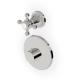 Zucchetti taps Agora Zag659 external part thermostatic shower mixer 1 outlet