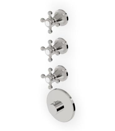 Zucchetti taps Agora Zag661 external part thermostatic shower mixer 3 outlets