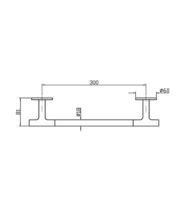 Zucchetti rubinetteria Pan Zac620 porta salviette