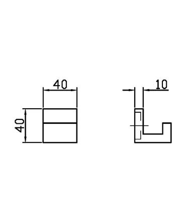 Zucchetti robinets Aguablu C450 Hanger