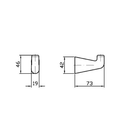 Zucchetti robinets Meda Zad950 Hanger