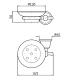 Zucchetti rubinetteria Delfi Zac210 porta sapone Vetro