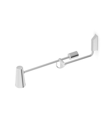 Zucchetti taps Closer Z94250 wall mounted shower head 2 arms