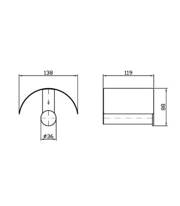 Zucchetti taps Isy22 Zaf131 toilet roll holder with lid